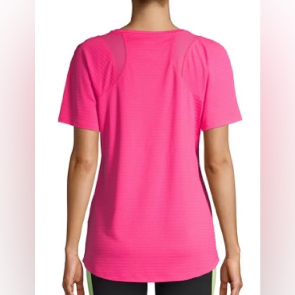 Avia Mesh Performance T-Shirt  Size S (4/6) Fuschia Sizzle Color - Picture 2 of 9
